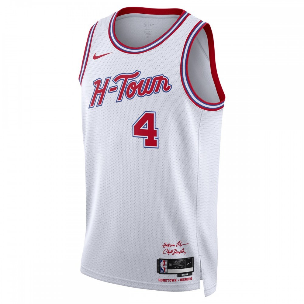 Jalen Green Houston Rockets Unisex 2023/24 Swingman Jersey - White - City Edition-Pro Kit Vault | Brand New 26/27 Sports Jerseys